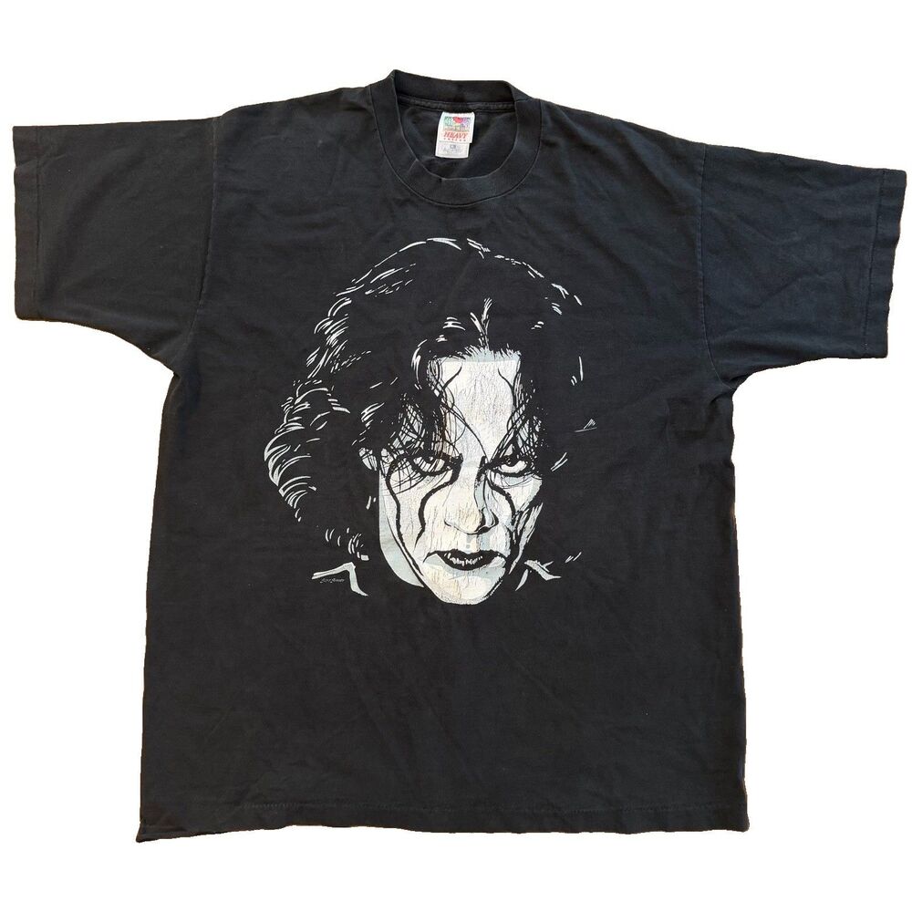 Vintage 90s Sting Steve Borden WCW Tee XL WWE WWF Wrestling AEW Flawed